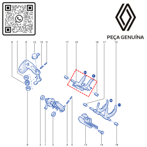 RN 85446R 328085446R GARFO DA RE 3¦ 4¦ MASTER 2.32.5 6 MARCHAS - 4